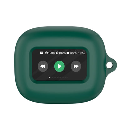 For JBL Live Beam 3 Wireless Bluetooth Earphones Silicone Protective Case(Dark Green) - JBL Earphone Case by buy2fix | Online Shopping UK | buy2fix