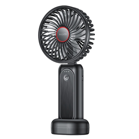 Yesido YF10 Foldable Silent Handheld USB Charging Fan(Black) - Electric Fans by Yesido | Online Shopping UK | buy2fix