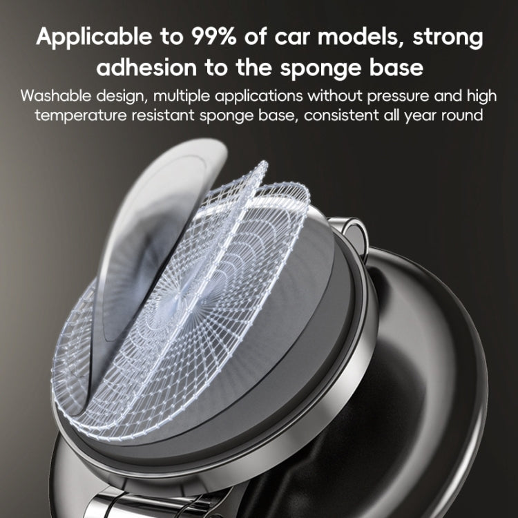 Yesido C306 15W Car Magnetic Wireless Charging Holder(Black) - Wireless Charger Holders by Yesido | Online Shopping UK | buy2fix
