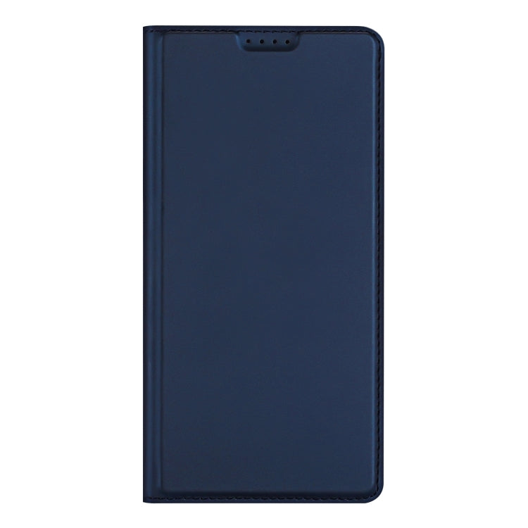 For Redmi 13 4G / Redmi Note 13R DUX DUCIS Skin Pro Series Flip Leather Phone Case(Blue) - Redmi 13 Cases by DUX DUCIS | Online Shopping UK | buy2fix