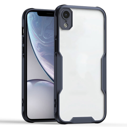 For iPhone XR Armor Shockproof PC Hybrid TPU Phone Case(Black) - More iPhone Cases by buy2fix | Online Shopping UK | buy2fix