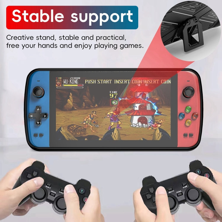 For SUBOR Q900 TPU Game Console Protective Case with Holder(Black) - Accessories by buy2fix | Online Shopping UK | buy2fix