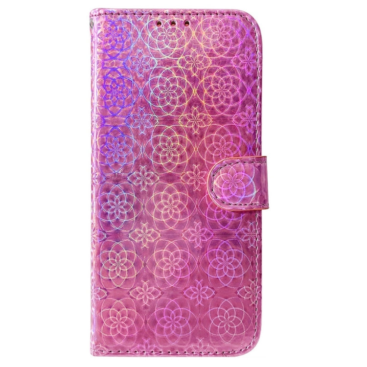 For Samsung Galaxy S25 Ultra 5G Colorful Magnetic Buckle Leather Phone Case(Pink) - Galaxy S25 Ultra 5G Cases by buy2fix | Online Shopping UK | buy2fix