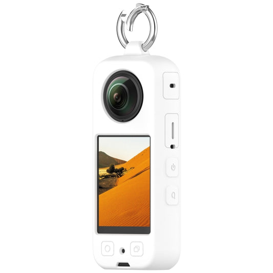 For Insta 360 X4 Portable Silicone Protective Case(White) - Case & Bags by buy2fix | Online Shopping UK | buy2fix