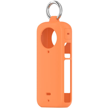 For Insta 360 X4 Portable Silicone Protective Case(Orange) - Case & Bags by buy2fix | Online Shopping UK | buy2fix