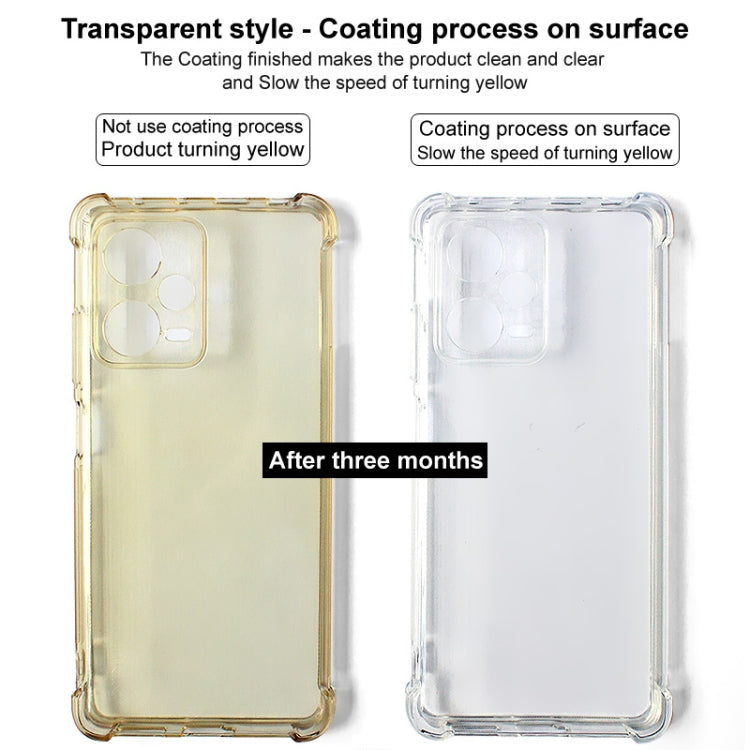 For Google Pixel 9 Pro XL imak Shockproof Airbag TPU Phone Case(Transparent Black) - Google Cases by imak | Online Shopping UK | buy2fix