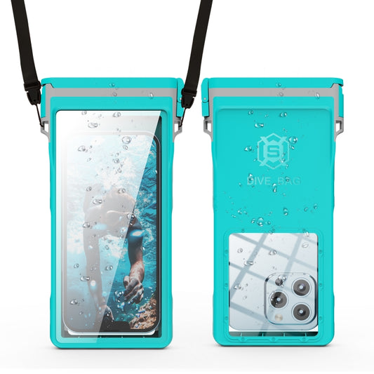 RedPepper 15m Depth Waterproof Phone Diving Pouch with Suction Cup(Grass Blue) - Waterproof Bag by RedPepper | Online Shopping UK | buy2fix