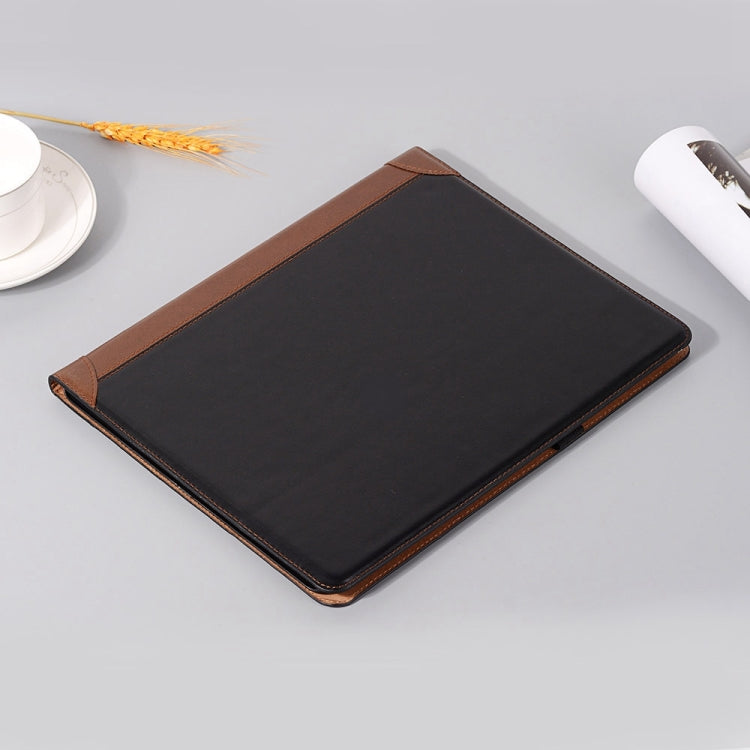 For iPad Pro 13 2024 Book Style Stitching Leather Tablet Case(Black) - iPad Pro 13 2024 Cases by buy2fix | Online Shopping UK | buy2fix