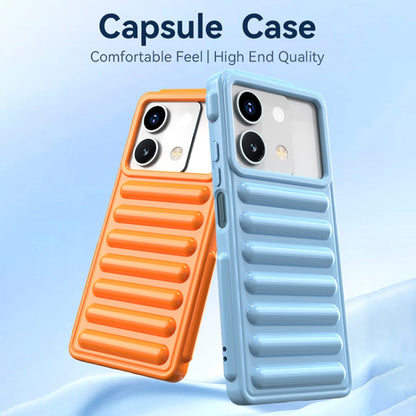 For Redmi K70 Capsule Series Candy Color TPU Phone Case(Transparent) - K70 Cases by buy2fix | Online Shopping UK | buy2fix