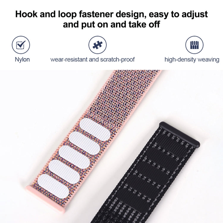 For Samsung Galaxy Watch Ultra 47mm Plastic Connector Nylon Loop Watch Band(Dark Navy Bblue) - Watch Bands by buy2fix | Online Shopping UK | buy2fix