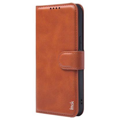 For iPhone 15 Pro Max IMAK Count Series Flip Leather Phone Case(Brown) - iPhone 15 Pro Max Cases by imak | Online Shopping UK | buy2fix