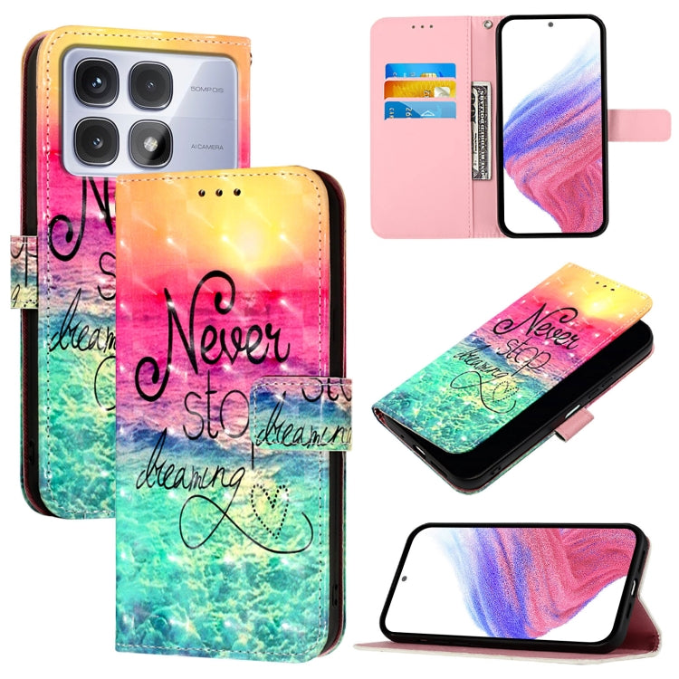 For Redmi K70 Ultra 5G Global 3D Painting Horizontal Flip Leather Phone Case(Chasing Dreams) - Xiaomi Cases by buy2fix | Online Shopping UK | buy2fix