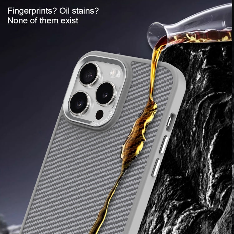 For iPhone 13 Pro Carbon Fiber Texture MagSafe Magnetic Shockproof Phone Case(Black) - iPhone 13 Pro Cases by buy2fix | Online Shopping UK | buy2fix