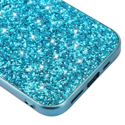 For iPhone 16 Pro Glitter Powder Shockproof TPU Phone Case(Silver) - iPhone 16 Pro Cases by buy2fix | Online Shopping UK | buy2fix