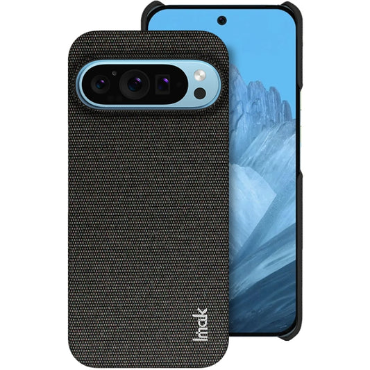 For Google Pixel 9 Pro XL imak Ruiyi Series Cloth Texture PU + PC Phone Case(Black) - Google Cases by imak | Online Shopping UK | buy2fix