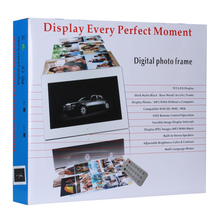 21.5 inch IPS Screen Digital Photo Frame, Plug Type:US Plug(White) - 15 inch Above by buy2fix | Online Shopping UK | buy2fix