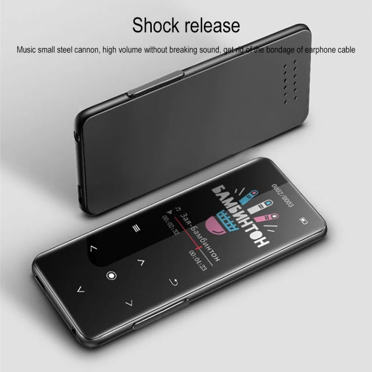 A20 2.0 inch Color Touch Screen Bluetooth MP4 Player(Black) - MP4 Player by buy2fix | Online Shopping UK | buy2fix