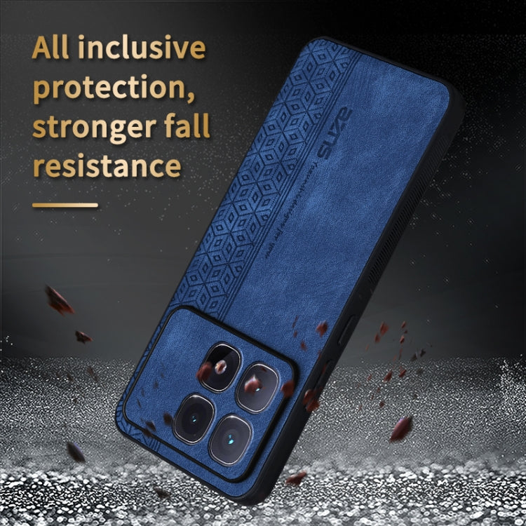 For Redmi K70 Ultra AZNS 3D Embossed Skin Feel Phone Case(Sapphire Blue) - Xiaomi Cases by AZNS | Online Shopping UK | buy2fix