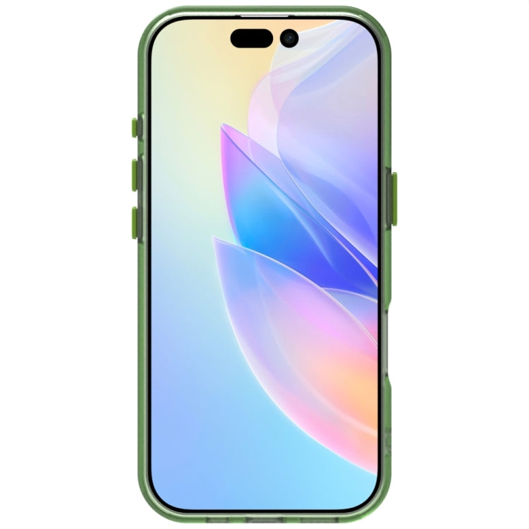 For iPhone 16 Pro Max Candy PC Hybrid TPU Shockproof Phone Case(Green) - iPhone 16 Pro Max Cases by buy2fix | Online Shopping UK | buy2fix