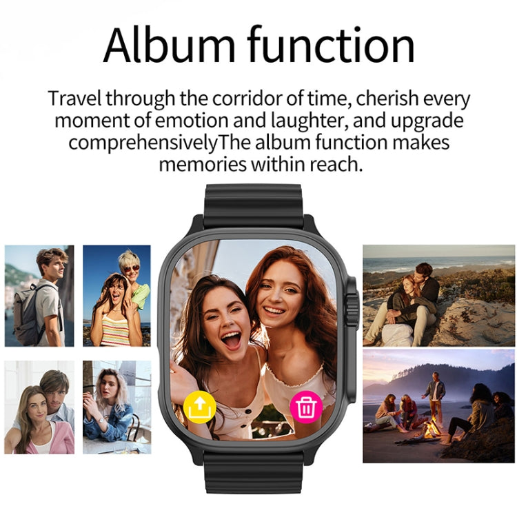 LEMFO LF40 2.01 inch Bluetooth Call Smart Watch, Support Heart Rate / Blood Oxygen(Black) - Smart Watches by LEMFO | Online Shopping UK | buy2fix