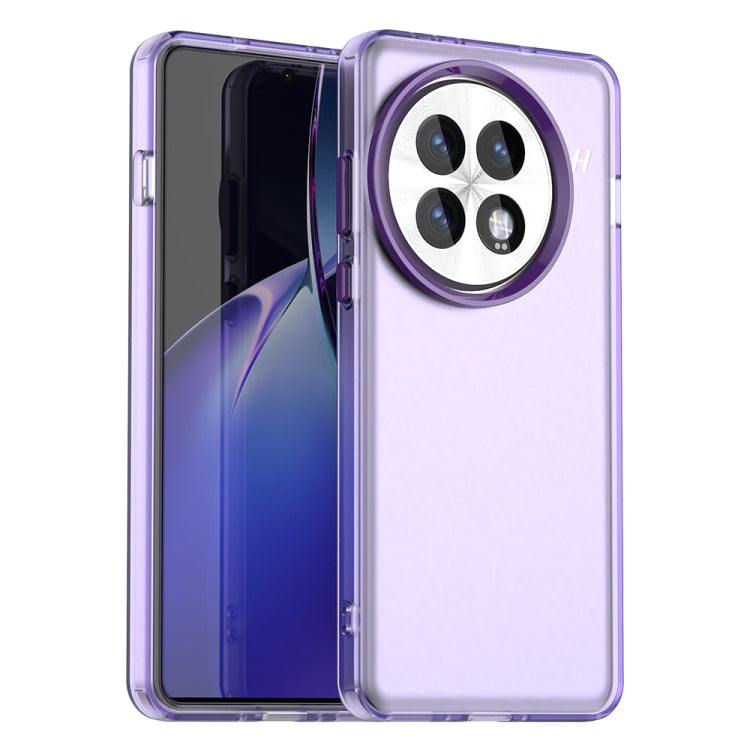 For OnePlus 13 Candy PC Hybrid TPU Shockproof Phone Case(Purple) - OnePlus Cases by buy2fix | Online Shopping UK | buy2fix