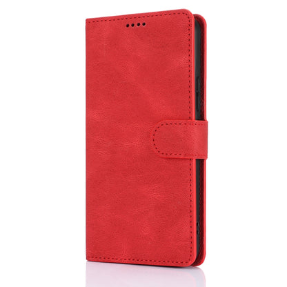 For iPhone 16 Plus Fantasy Skin-feel Calfskin Texture Leather Phone Case(Red) - iPhone 16 Plus Cases by buy2fix | Online Shopping UK | buy2fix