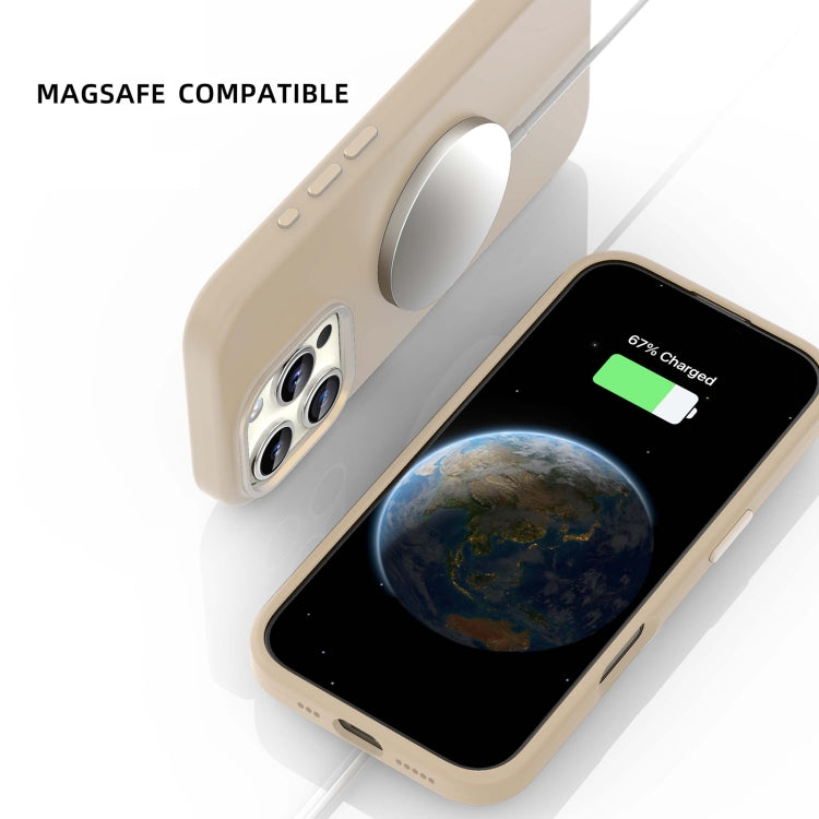 For iPhone 16 Pro Mutural Karen Series Liquid Silicone MagSafe Magnetic Phone Case(Grey) - iPhone 16 Pro Cases by Mutural | Online Shopping UK | buy2fix