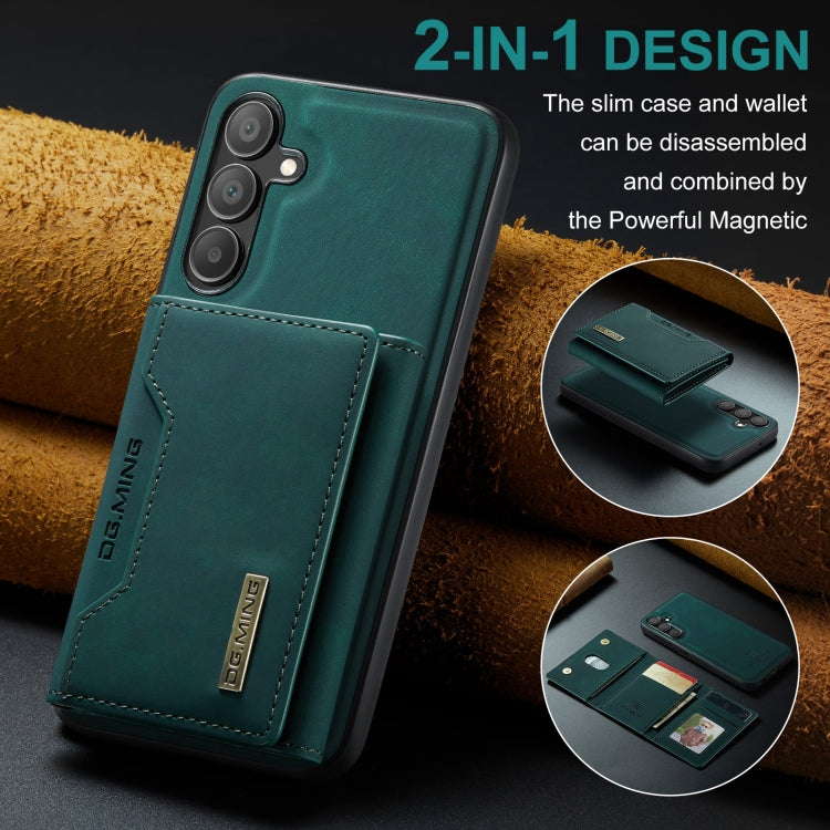 For Samsung Galaxy A16 5G DG.MING M2 Series 3-Fold Multi Card Bag + Magnetic Phone Case(Green) - Galaxy Phone Cases by DG.MING | Online Shopping UK | buy2fix