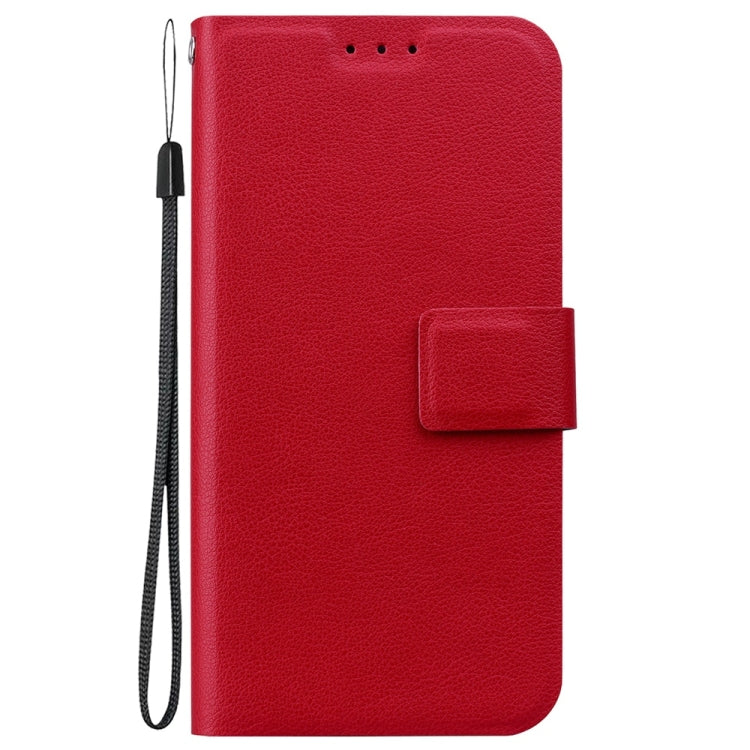 For OnePlus 13 Ultra-thin Voltage Magnetic Buckle Leather Phone Case(Red) - OnePlus Cases by buy2fix | Online Shopping UK | buy2fix