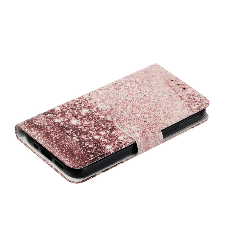 For Samsung Galaxy S25 Ultra 5G Colored Drawing Marble Pattern Leather Phone Case(Rose Gold) - Galaxy S25 Ultra 5G Cases by buy2fix | Online Shopping UK | buy2fix