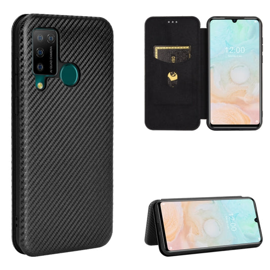 For DOOGEE N20 Pro Carbon Fiber Texture Horizontal Flip TPU + PC + PU Leather Case with Card Slot(Black) - More Brand by buy2fix | Online Shopping UK | buy2fix