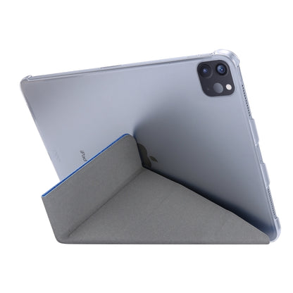 Silk Texture Horizontal Deformation Flip Leather Case with Three-folding Holder For iPad Air 11 2024 / Air 2022 / 2020 10.9(White) - iPad Air (2022) / (2020) 10.9 Cases by buy2fix | Online Shopping UK | buy2fix