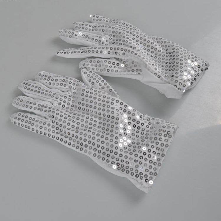 1 Pair Sequins Glowing Gloves LED Flash Gloves Dance and Party Supplies Halloween, Christmas and Other Festival Supplies - Glow Party Supplies by buy2fix | Online Shopping UK | buy2fix
