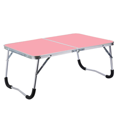 Rubber Mat Adjustable Portable Laptop Table Folding Stand Computer Reading Desk Bed Tray (Pink) - Laptop Stand by buy2fix | Online Shopping UK | buy2fix