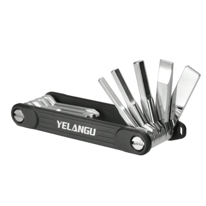 YELANGU 10 in 1 Multifunctional Wrench Screwdriver Tool - Hex Key & Spanner by YELANGU | Online Shopping UK | buy2fix