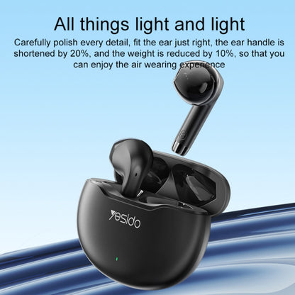 Yesido TWS21 Bluetooth 5.3 TWS Wireless Bluetooth Earphone (Black) - TWS Earphone by Yesido | Online Shopping UK | buy2fix