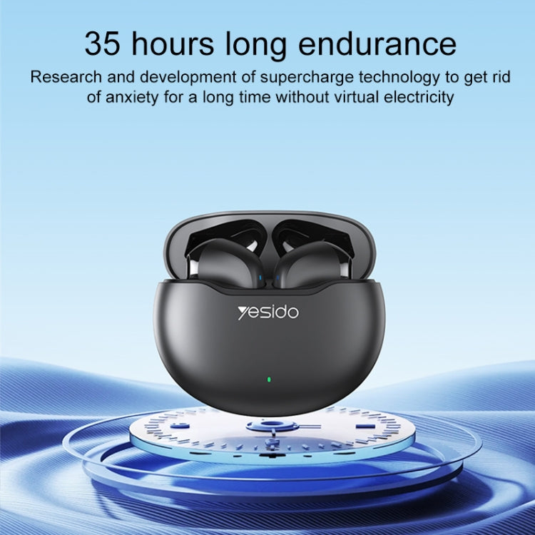 Yesido TWS21 Bluetooth 5.3 TWS Wireless Bluetooth Earphone (Black) - TWS Earphone by Yesido | Online Shopping UK | buy2fix