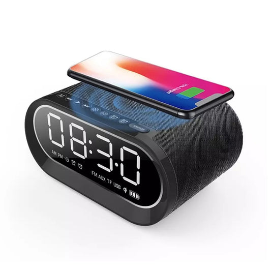 EBS-028 Wireless Charging Bluetooth Speaker Bluetooth 5.0 (Black) - Desktop Speaker by buy2fix | Online Shopping UK | buy2fix