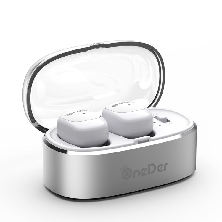 Oneder W11 True TWS Wireless Bluetooth Earphones Earbuds Stereo Headset(White) - TWS Earphone by OneDer | Online Shopping UK | buy2fix