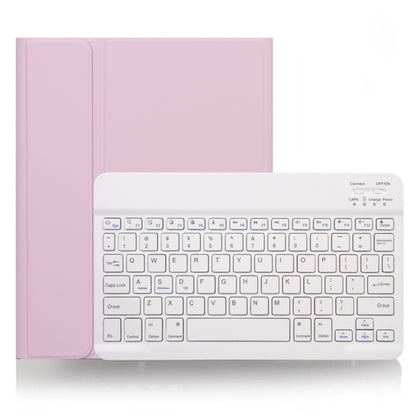 X-11B Skin Plain Texture Detachable Bluetooth Keyboard Tablet Case for iPad Pro 11 inch 2020 / 2018, with Pen Slot (Pink) - For iPad Pro by buy2fix | Online Shopping UK | buy2fix