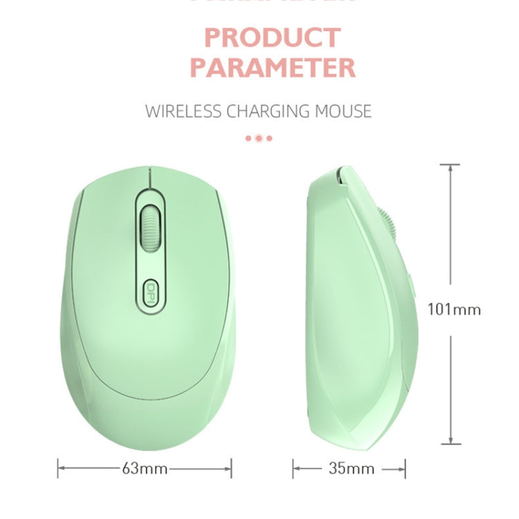 M107 4-buttons 1600 DPI 2.4GHz Wireless Rechargeable Mouse (Pink) - Wireless Mice by buy2fix | Online Shopping UK | buy2fix
