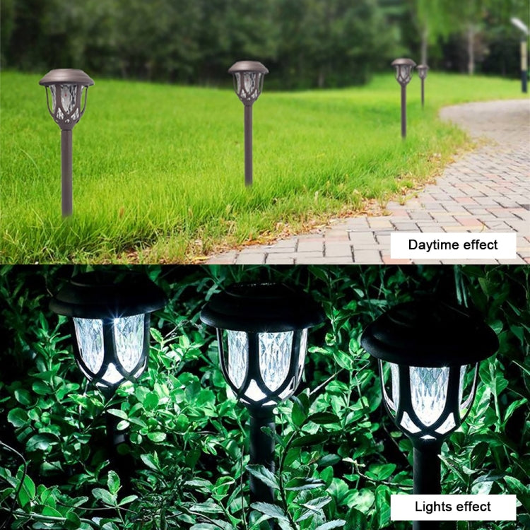 Solar Energy Coffee Outdoor Lawn Lamp IP65 Waterproof LED Decorative Garden Light (White Light) - Solar Lights by buy2fix | Online Shopping UK | buy2fix