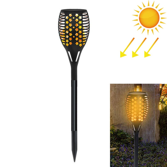 96 LEDs Solar Powered Star Flame Light IP65 Waterproof Outdoor Garden Landscape Lamp - Solar Lights by buy2fix | Online Shopping UK | buy2fix