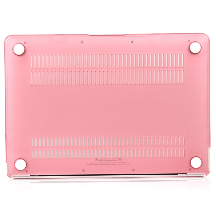 For MacBook Air 13.3 inch A1932 2018 & A2179 2020 & A2337 Laptop Matte Style Protective Case(Pink) - MacBook Air Cases by buy2fix | Online Shopping UK | buy2fix