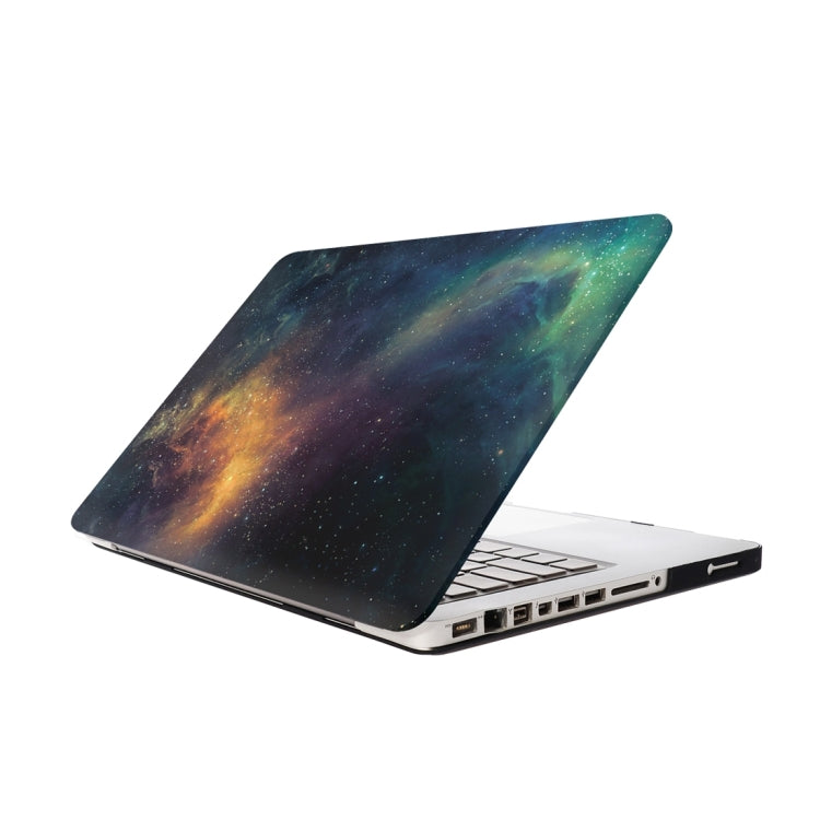 For Macbook Pro 13.3 inch Starry Sky Patterns Apple Laptop Water Decals PC Protective Case(Green) - MacBook Pro Cases by buy2fix | Online Shopping UK | buy2fix