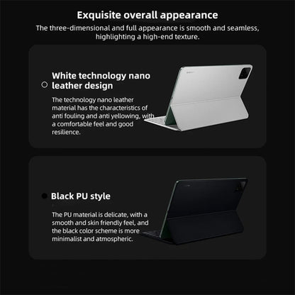 Original For Xiaomi Pad 6S Pro Keyboard Protective Leather Case (Black) - Others Keyboard by Xiaomi | Online Shopping UK | buy2fix