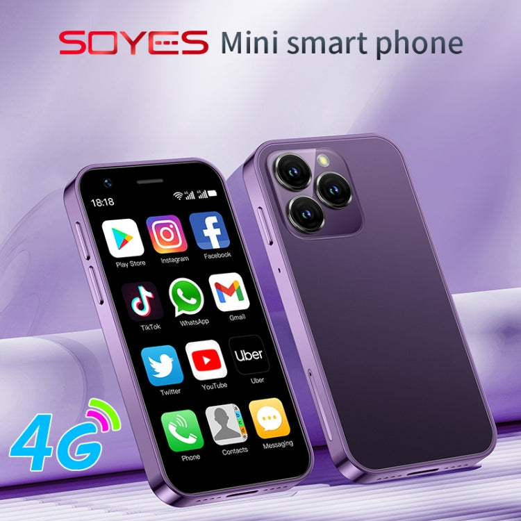 SOYES XS16, 3GB+64GB, 3.0 inch Android 10.0 MTK6737 Quad Core, Bluetooth, WiFi, Network: 4G, Dual SIM, Support Google Play Store (Purple) - SOYES by SOYES | Online Shopping UK | buy2fix