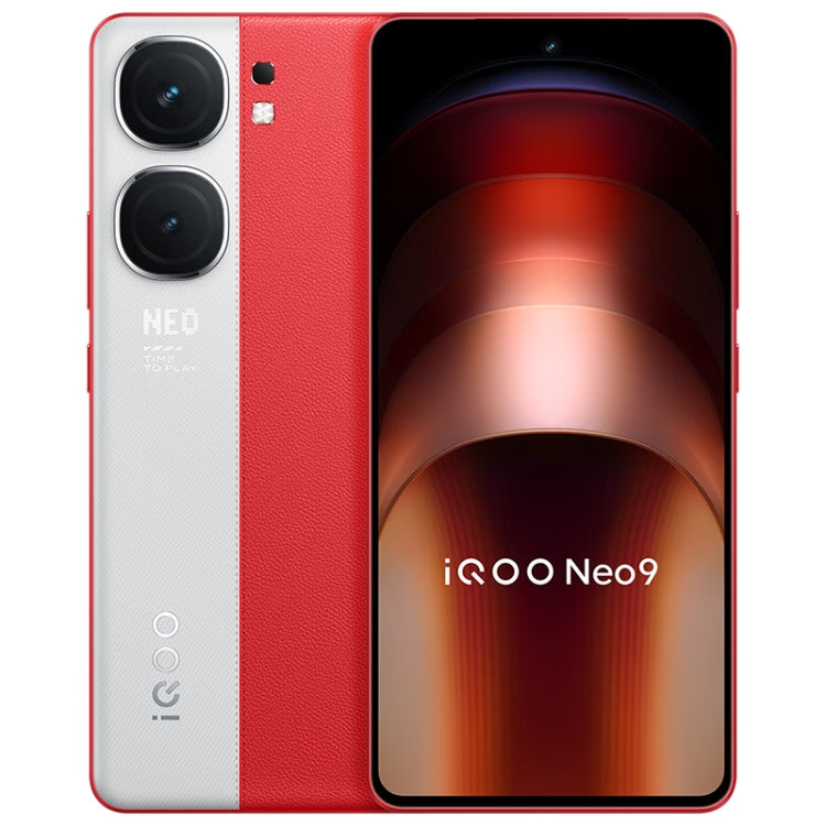 vivo iQOO Neo9, Dual Back Cameras, 16GB+512GB, Face ID / Fingerprint Identification, 6.78 inch Android 14 OriginOS 4 Snapdragon 8 Gen 2 Octa Core, OTG, NFC, Network: 5G, Support Google Play (Red) - vivo by vivo | Online Shopping UK | buy2fix