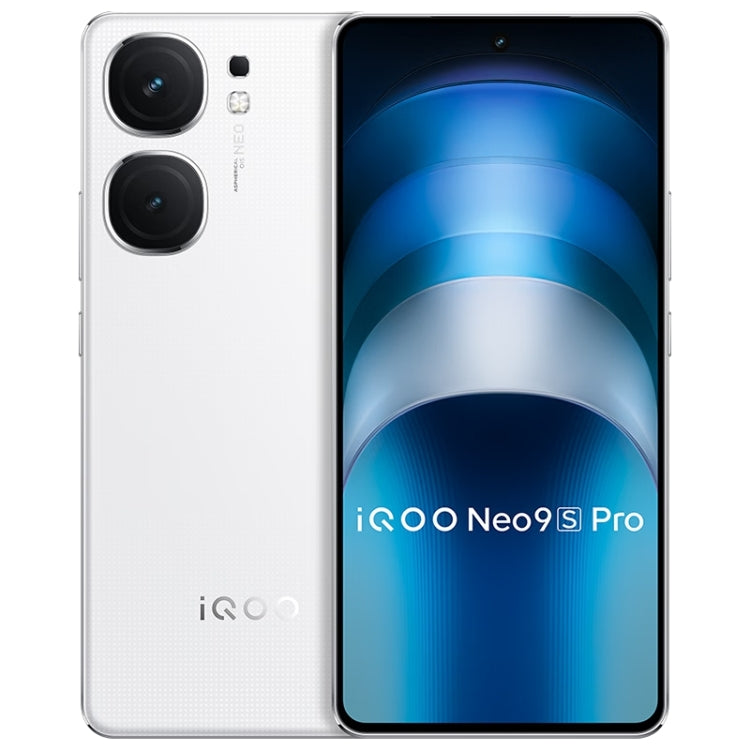 vivo iQOO Neo9S Pro, Dual Back Cameras, 12GB+512GB, Face ID / Fingerprint Identification, 6.78 inch Android 14 OriginOS 4 Dimensity 9300+ Octa Core, OTG, NFC, Network: 5G, Support Google Play (White) - vivo by vivo | Online Shopping UK | buy2fix