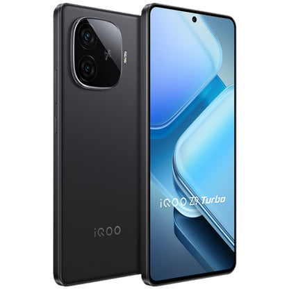 vivo iQOO Z9 Turbo, Dual Back Cameras, 16GB+512GB, Face ID Screen Fingerprint Identification, 6.78 inch Android 14.0 OriginOS 4 Snapdragon 8s Gen 3 Octa Core 3.0GHz, OTG, NFC, Network: 5G, Support Google Play (Black) - vivo by vivo | Online Shopping UK | buy2fix